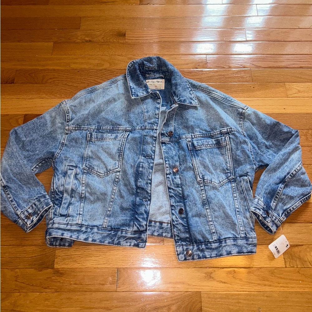 Free People Opal Swing denim jacket